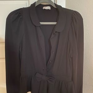 USED Red Valentino Button Up Peplum